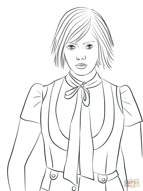 Элис Каллен раскраска