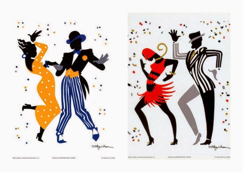 Танец в графике