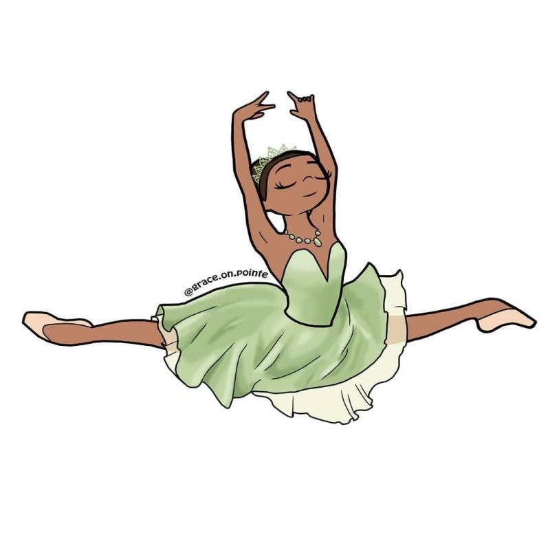 Балерина мультяшная