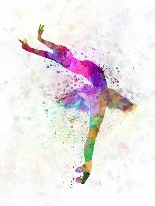 Балерина разноцветная