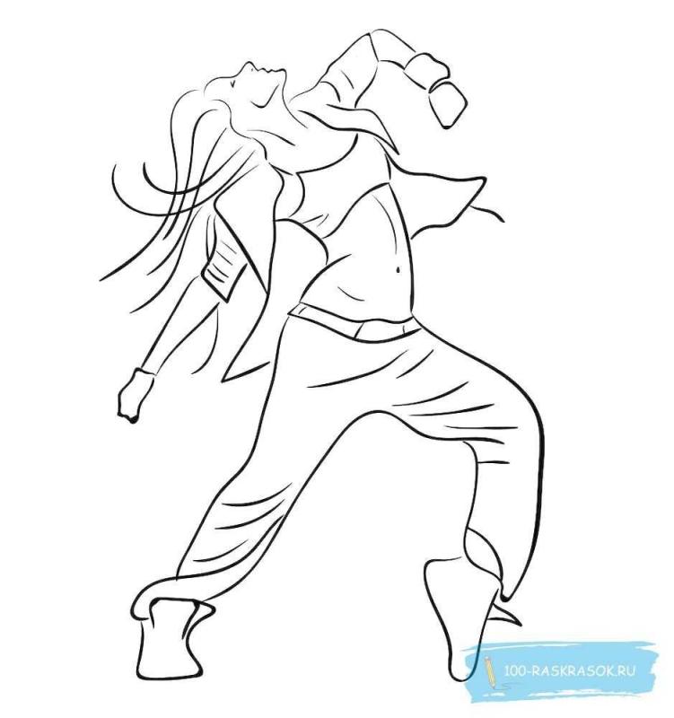 Танцор рисунок