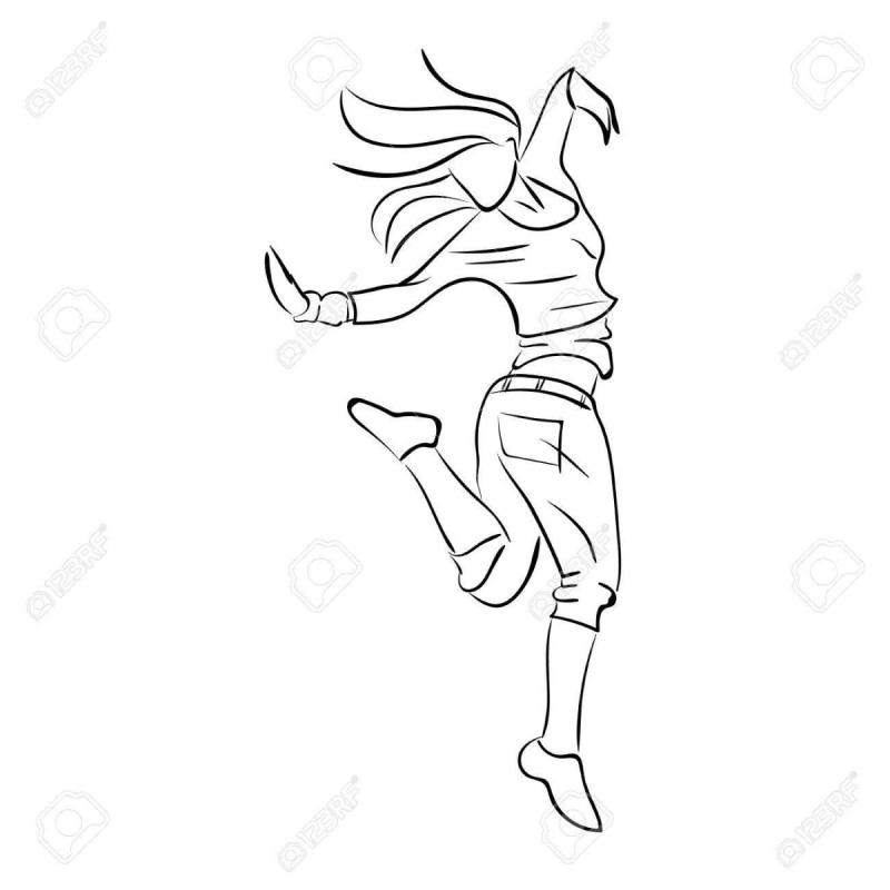 Танцор рисунок