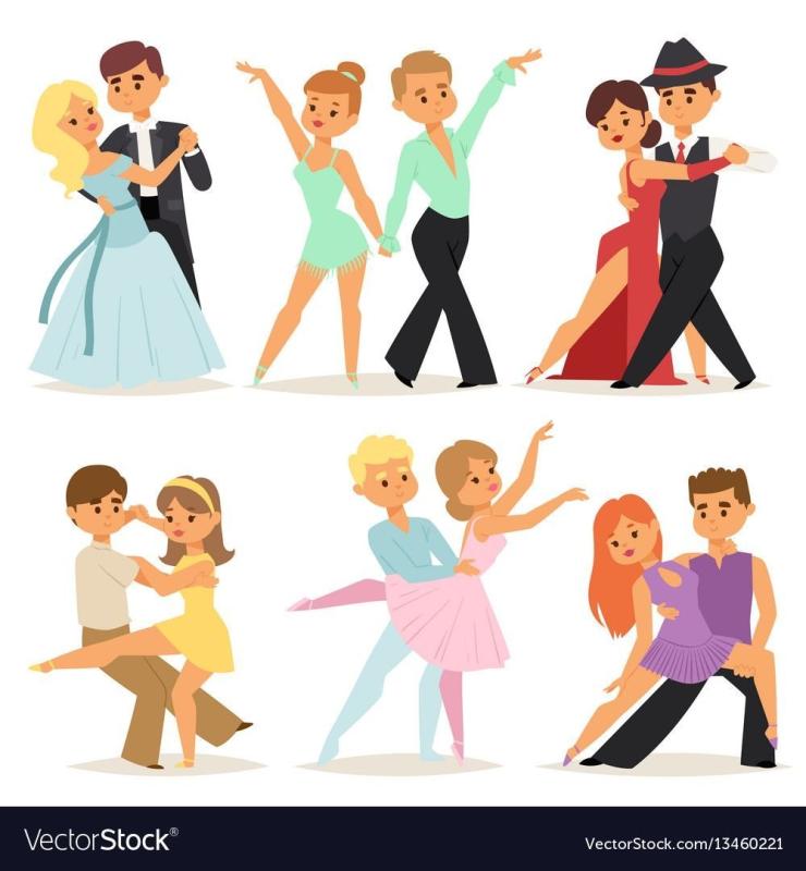 Иллюстрации разных танцев для детей
