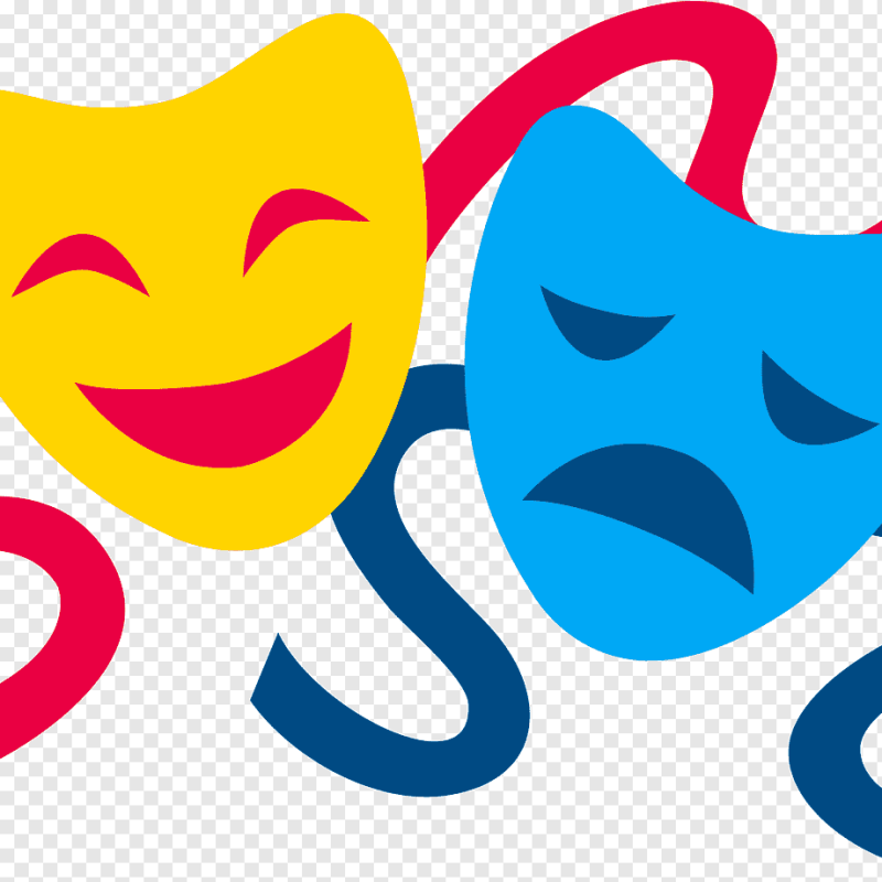 Театральный занавес с масками