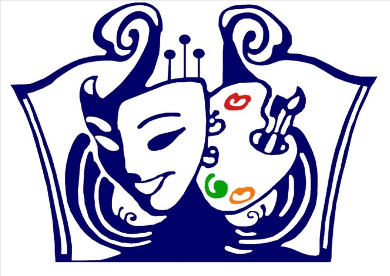 Красная Театральная маска