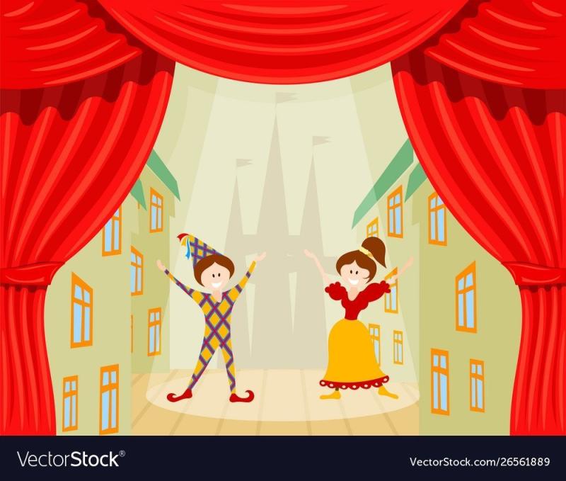 Здание театра мультяшное