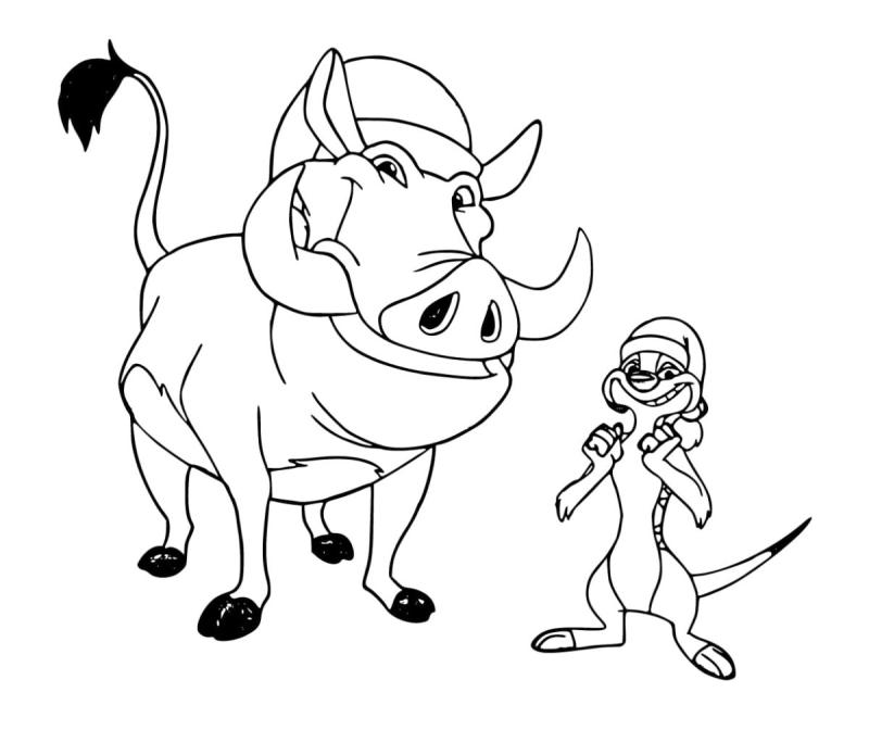 Король Лев Тимон и Пумба