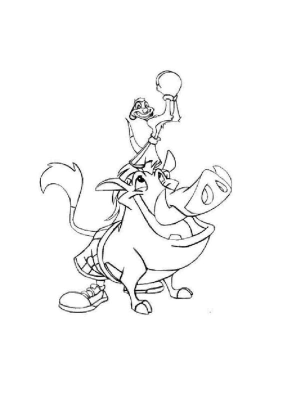 Король Лев Тимон и Пумба