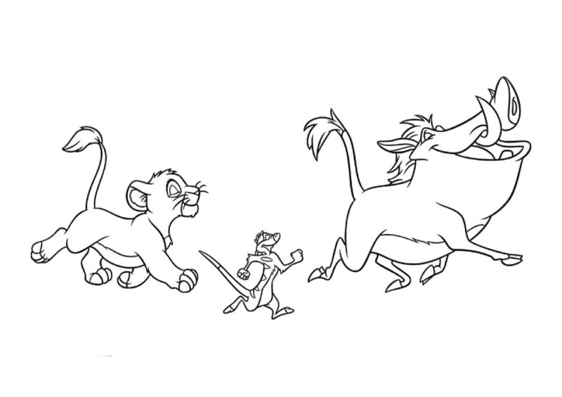 Питомец Лев Страж раскраска