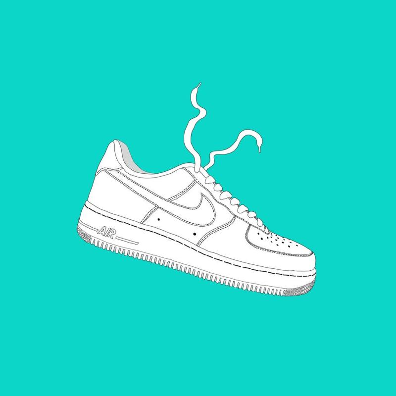 Nike Air Force 1 рисунок