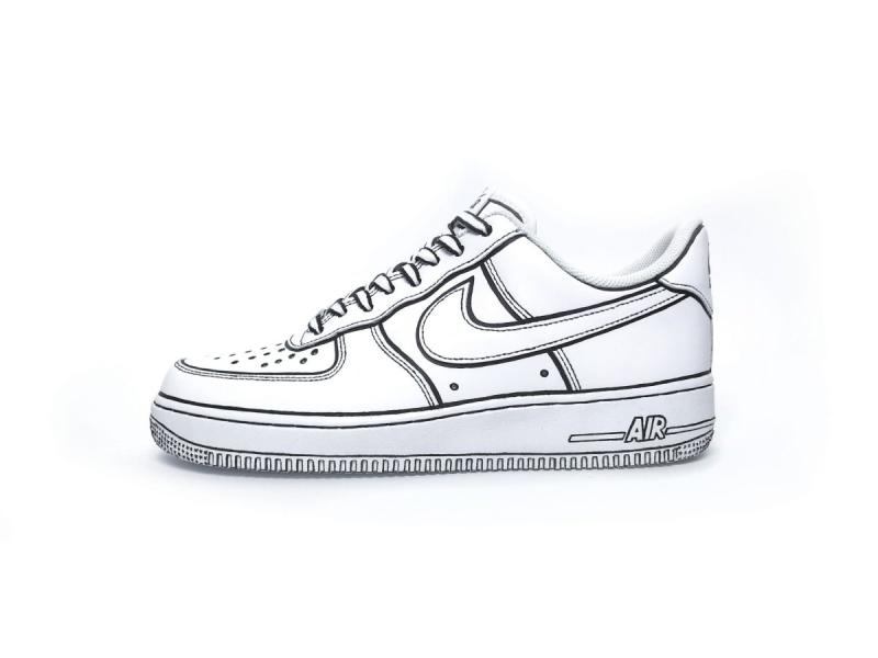 Nike Air Force 1 cartoon