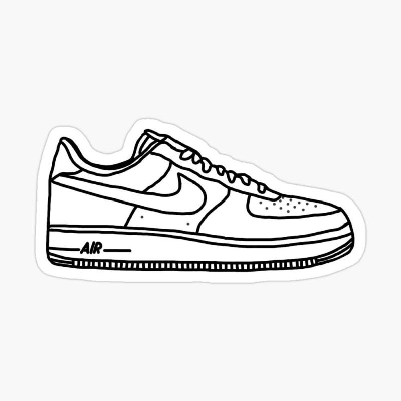 Nike Air Force 1 вектор