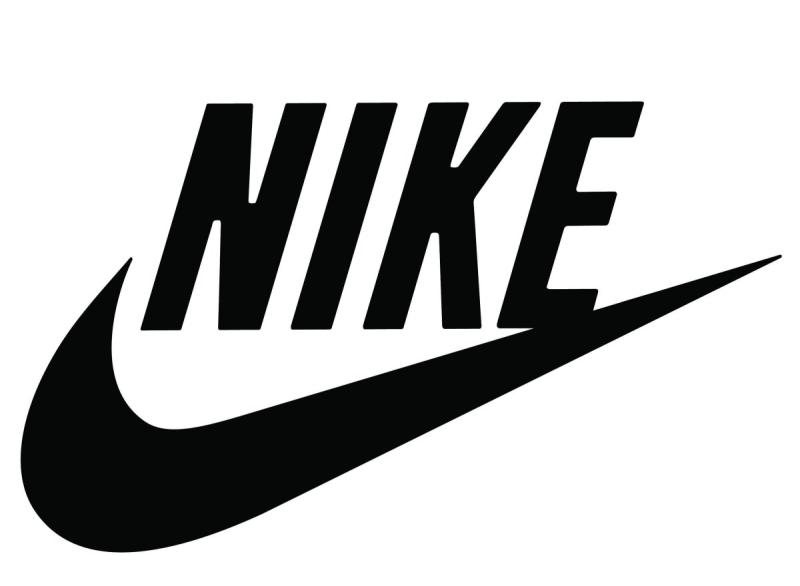 Nike на белом фоне