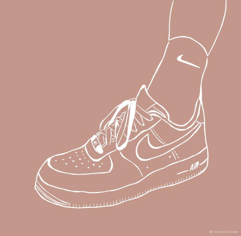 Кроссовки рисунок