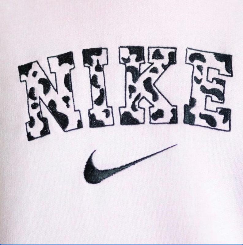 Вышивка на толстовке найк эскизы