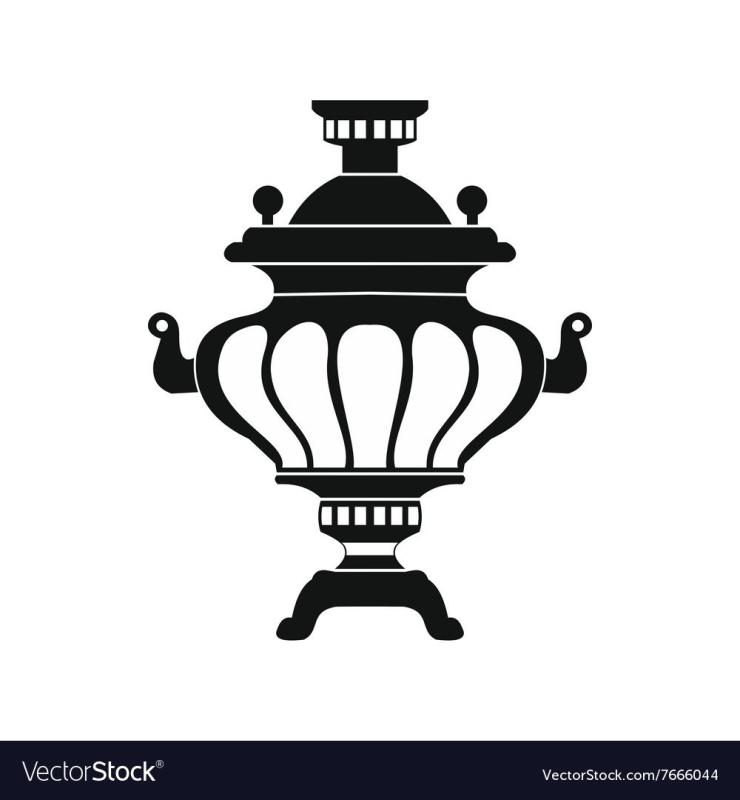 Аппликация самовар