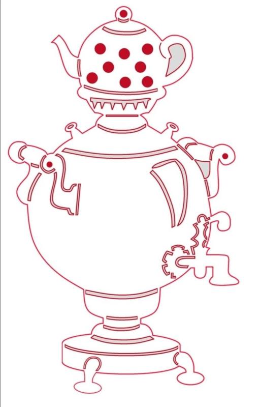 Самовар вектор