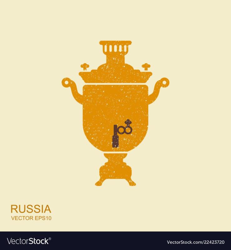 Самовар силуэт
