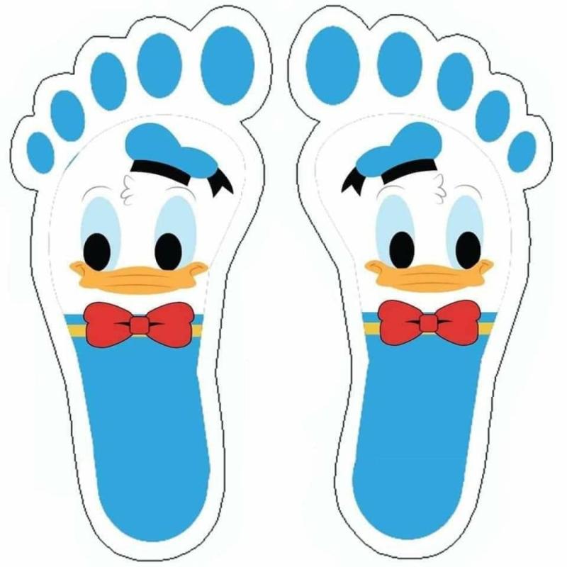 Веселые следы для детей