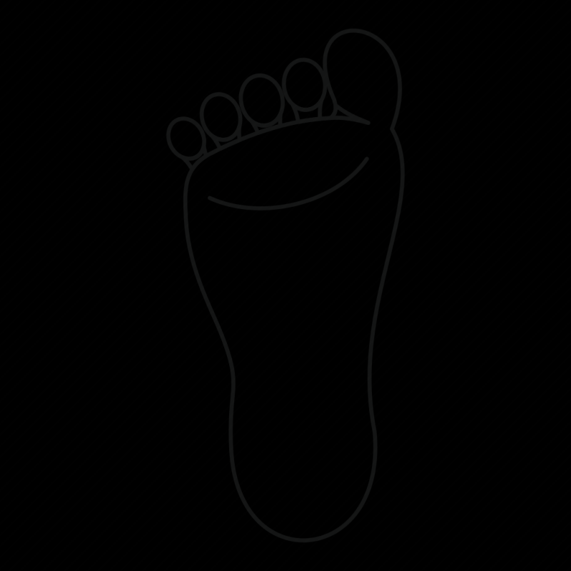 Следы ног шаблон для вырезания