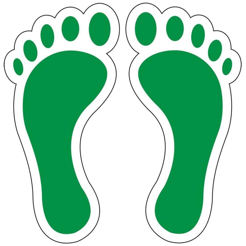 Следы ног человека