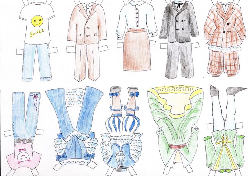 Одежда рисунок карандашом