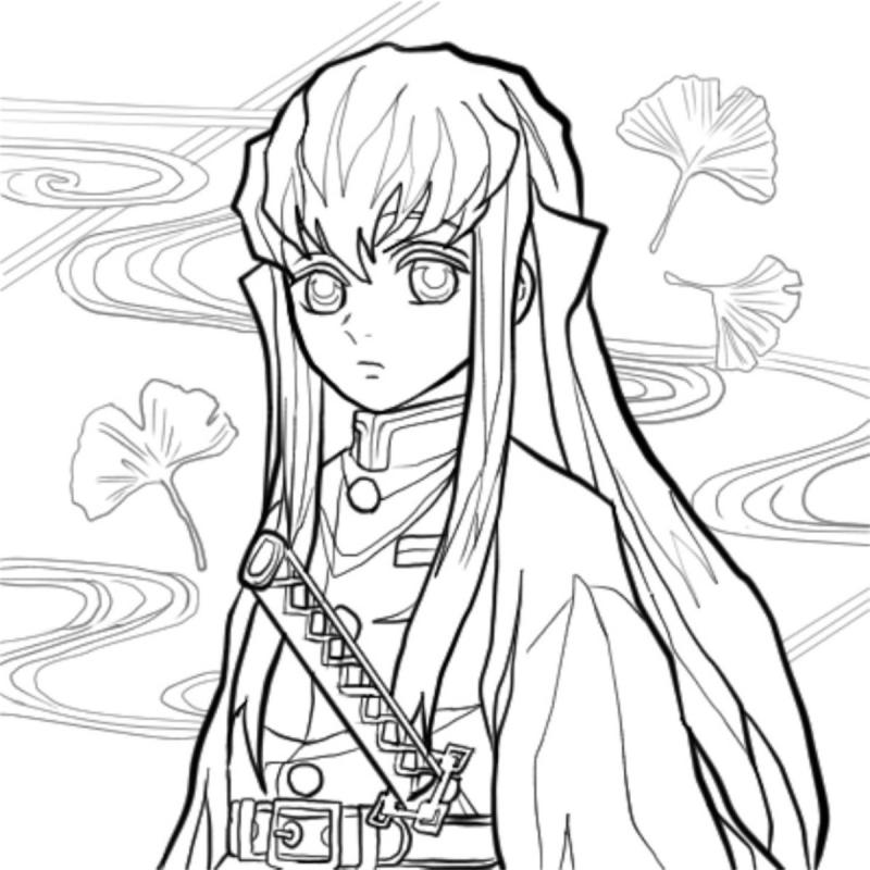 Раскраска Аня аниме