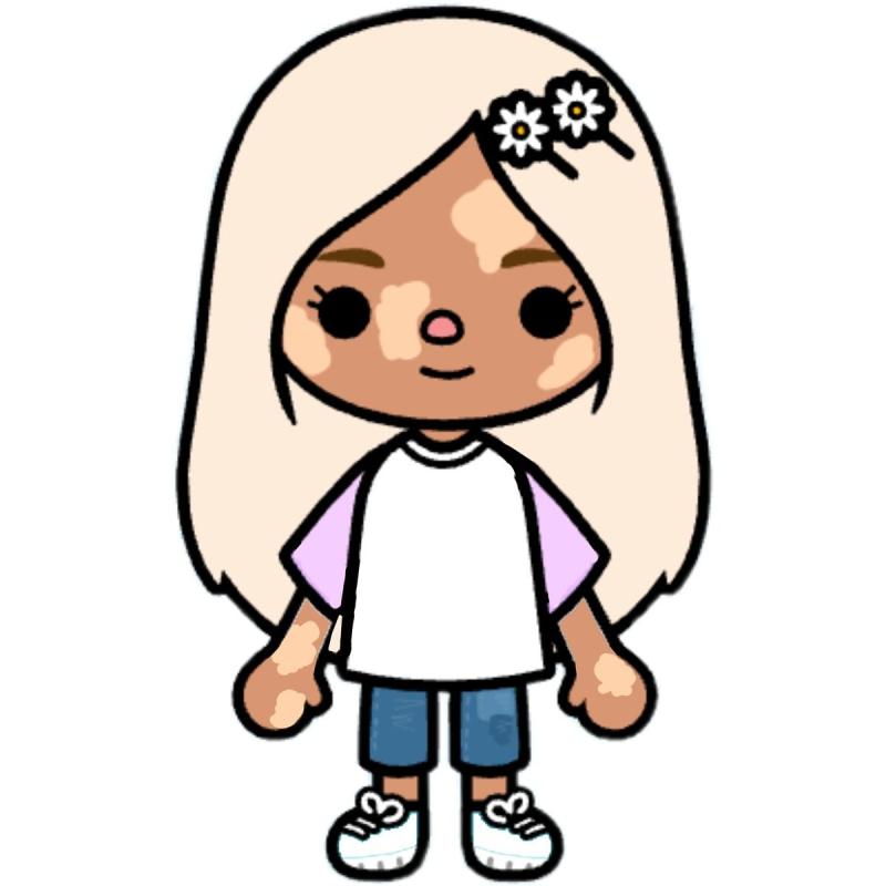 Тока бока девочки для срисовки