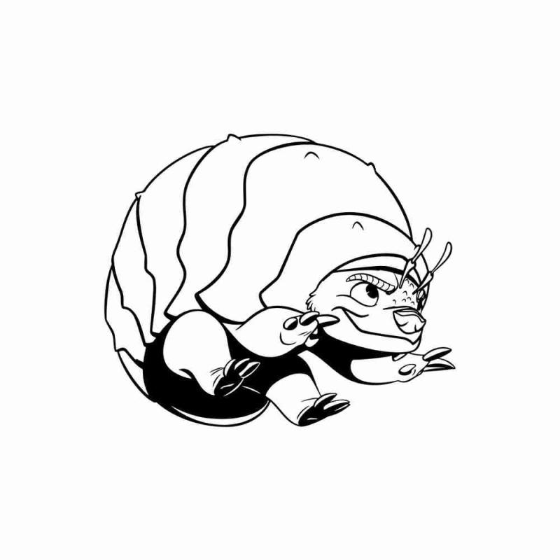 Тук тук из Райя и последний дракон раскраска