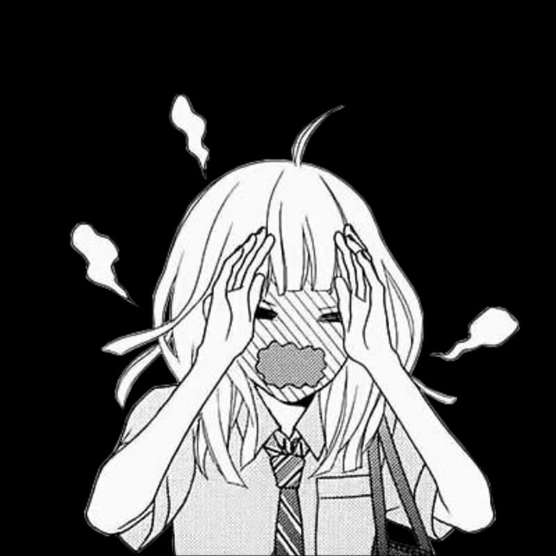 Аниме чёрно белое