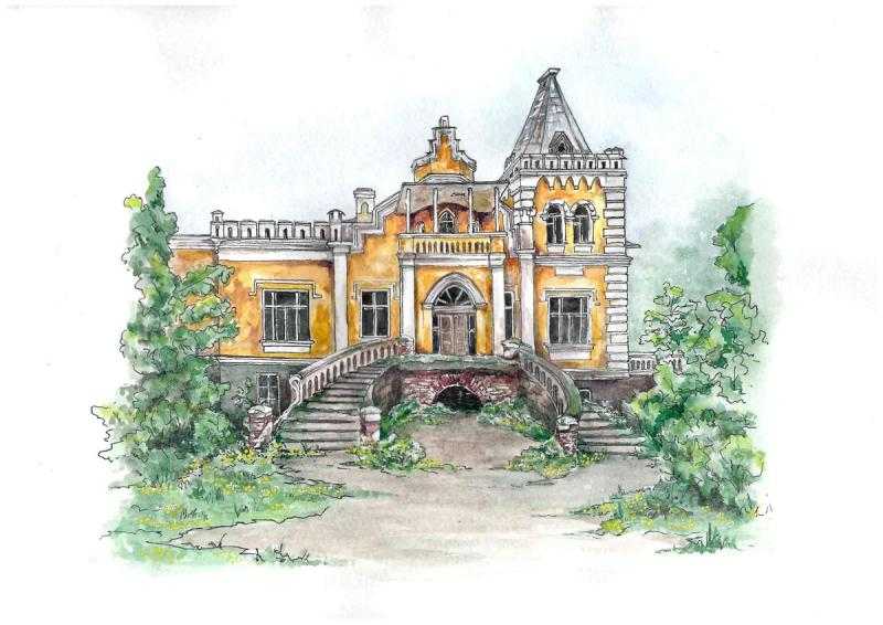 Мини проект по городу Александровск нарисовать карандашом