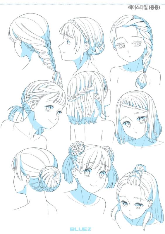 Интересные прически аниме