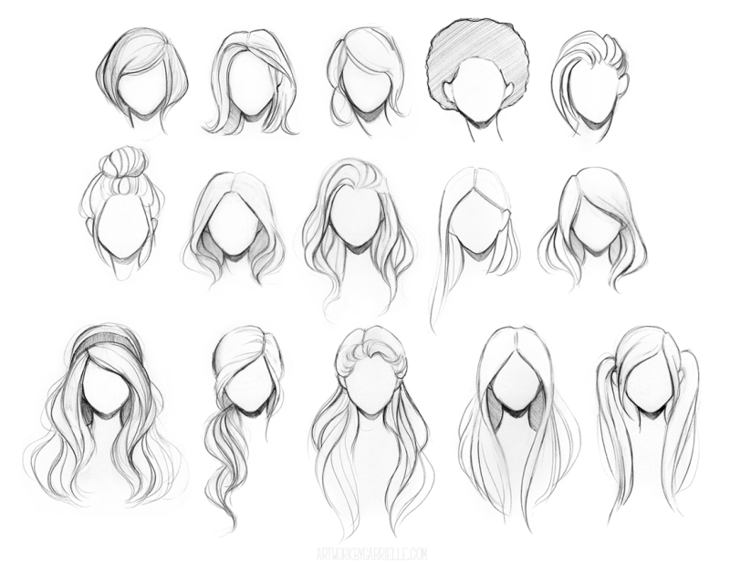 Волосы для рисования