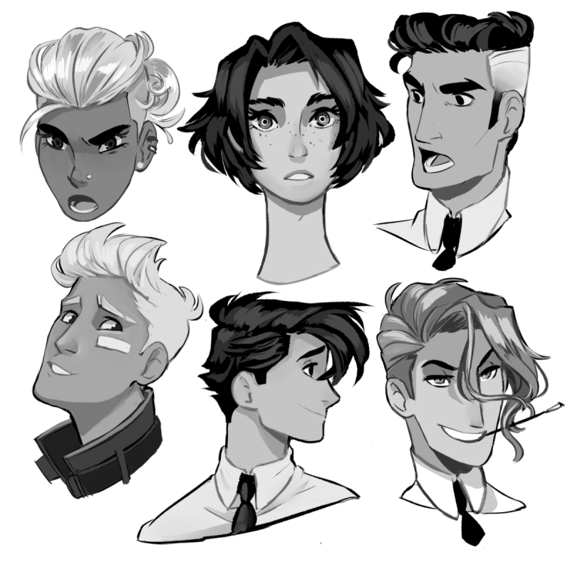 Волосы референс мужские