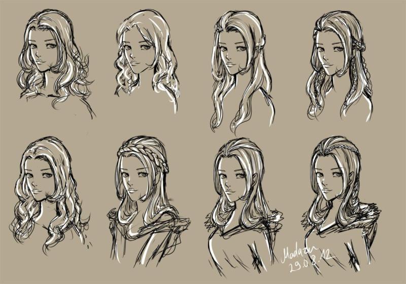 Женские прически референс