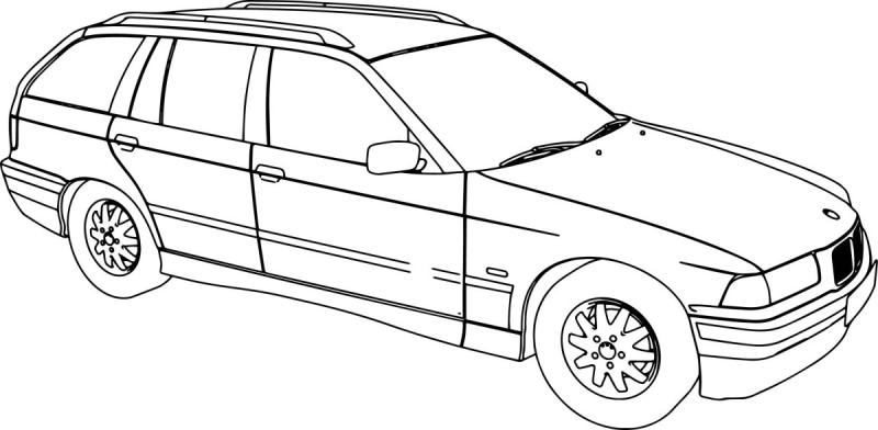 Разукрашки БМВ м5