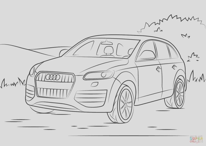 Раскраска Audi q5