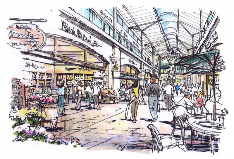 Палатка сувениры вектор