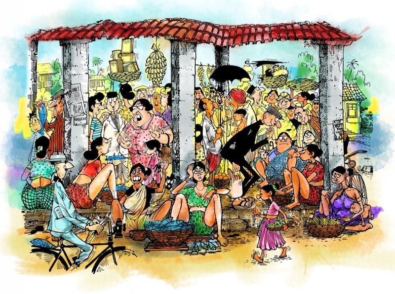 Нарисовать рынок