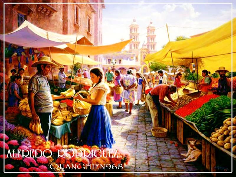 Восточный базар рисунок68