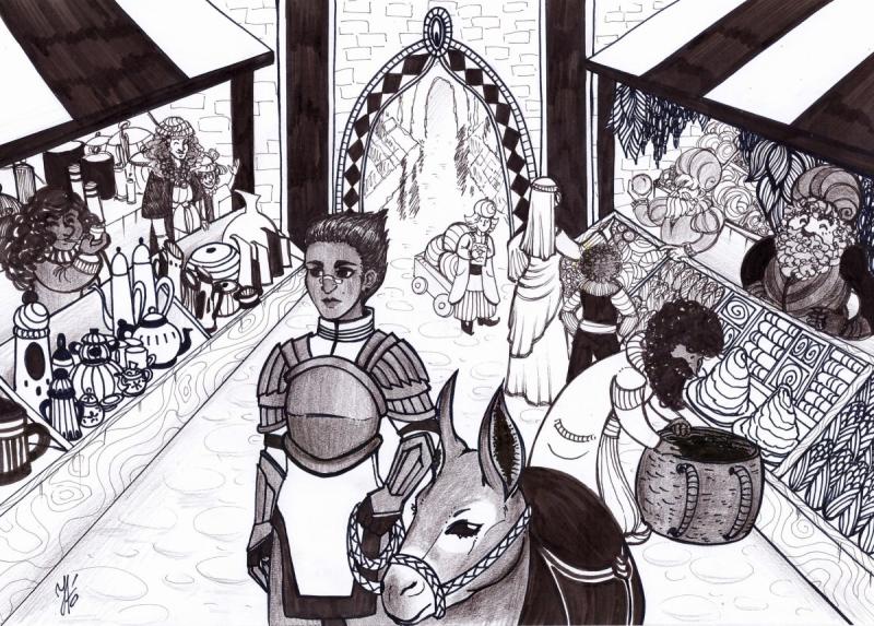 Базар средневековый Багдад