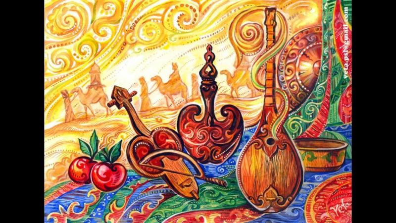 Восточный город арт фэнтези