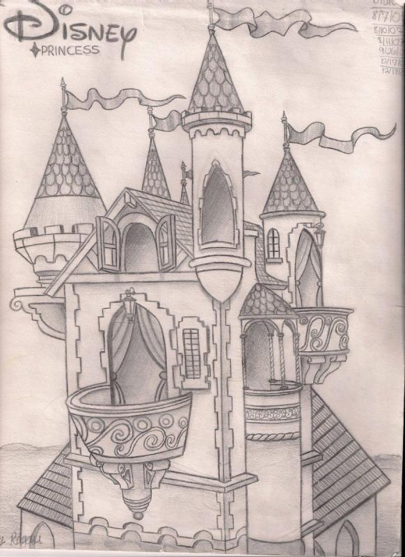 Замок набросок