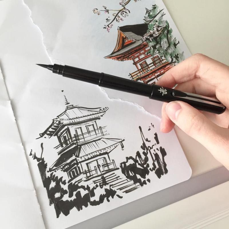 Наброски ручкой