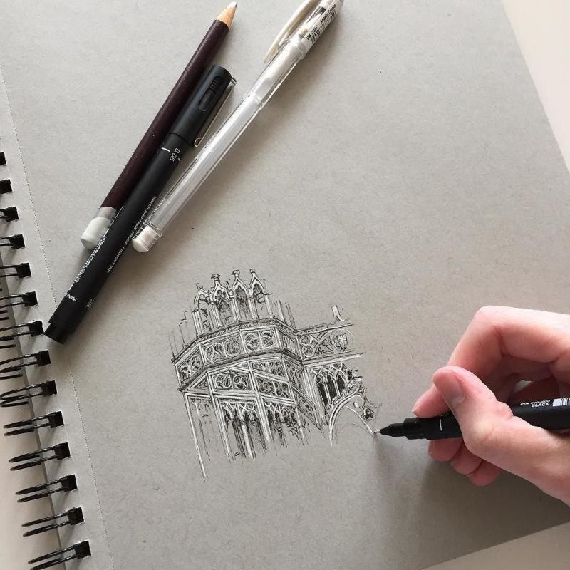 Чернильная ручка для рисования