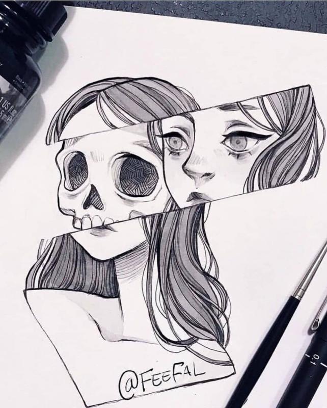 Зарисовки ручкой82