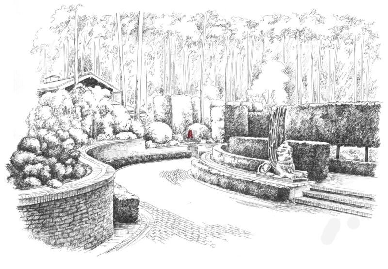 Ландшафтная архитектура эскизы