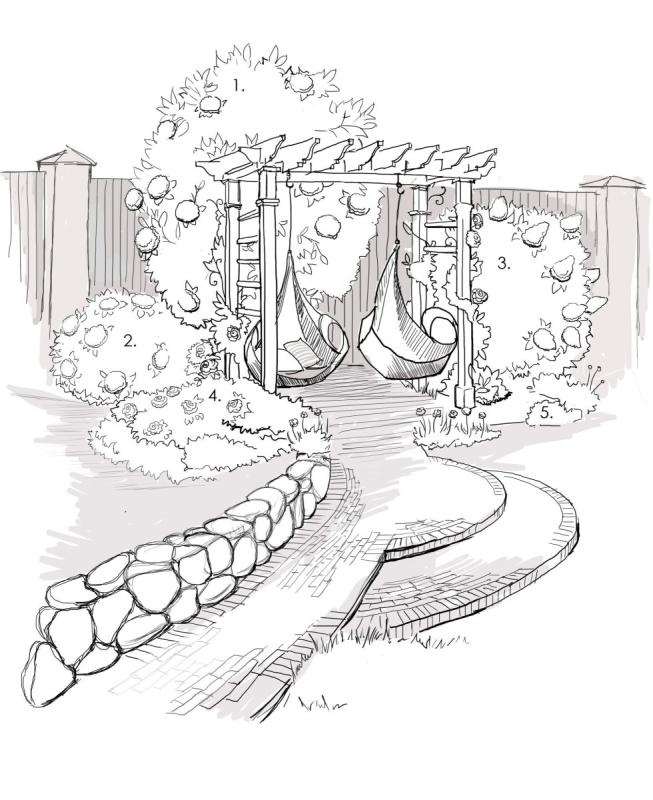 Ландшафт рисунок