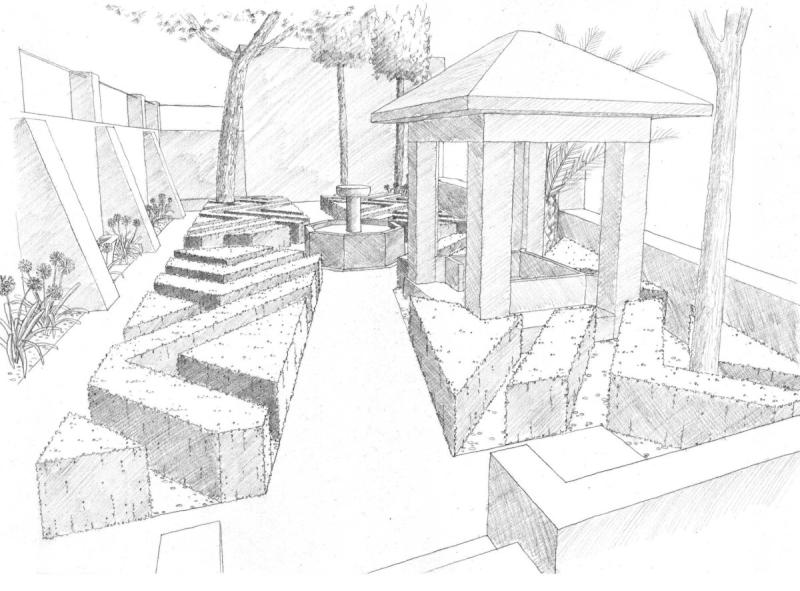 Ландшафт карандашом