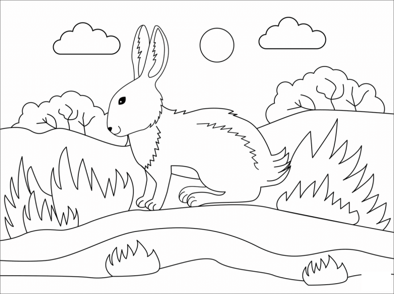 Лось раскраска